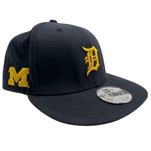 New Era Detroit Tigers Michigan Wolverine’s Co-Branded 59Fifty Hat- One Size